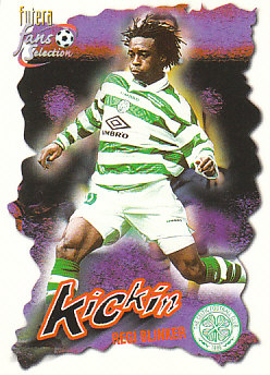 Regi Blinker Celtic Glasgow 1999 Futera Fans' Selection #39